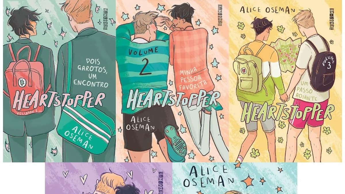 Ordem dos livros de Heartstopper Ordem dos livros de Heartstopper