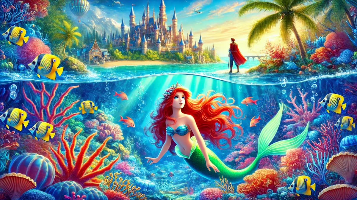 História A Pequena Sereia História A Pequena Sereia